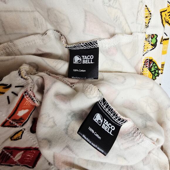 Taco Bell Pajamas XXL Set Long Comfy Sleep Comfort Pajama Set Unisex Shirt Pant - Picture 7 of 15